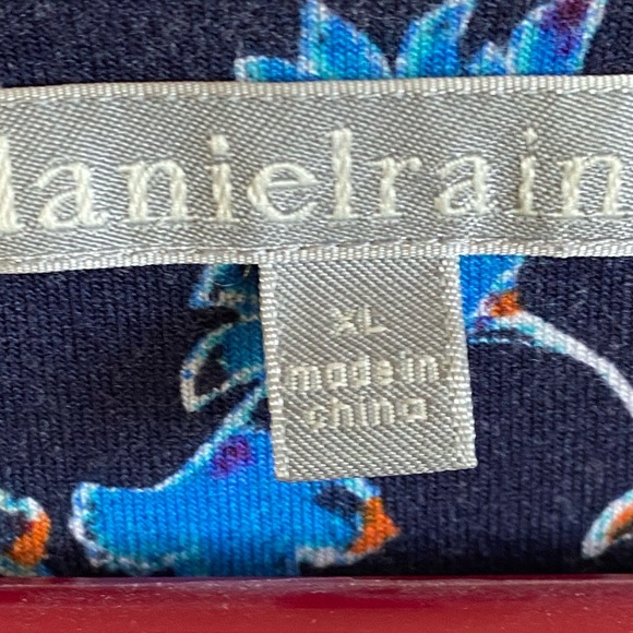 Daniel Rainn Finli Hi Lo Cap Sleeve Knit Top - Picture 3 of 4